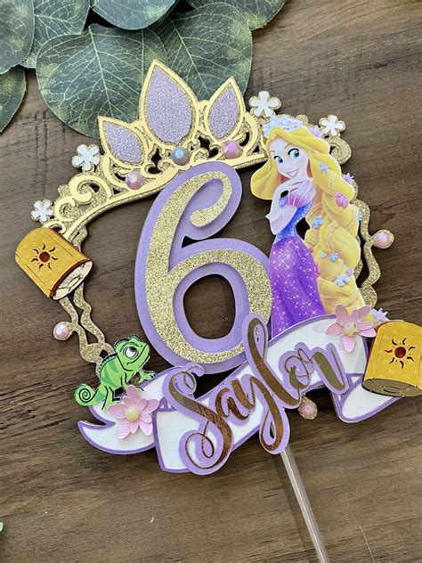 disney rapunzel cake topper